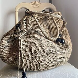 完売品*sans arcidet*フレンチバスケットカゴバッグ
