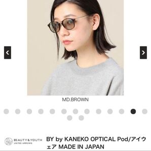 KANEKO OPTICAL BEAUTY&YOUTH 別注 サングラス BLACK