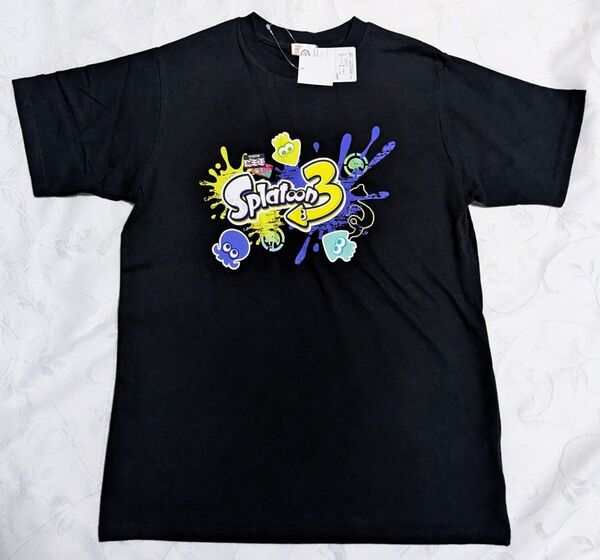 Splatoon スプラトゥーン3 メンズ 半袖 Tシャツ LLサイズ 黒系 新品
