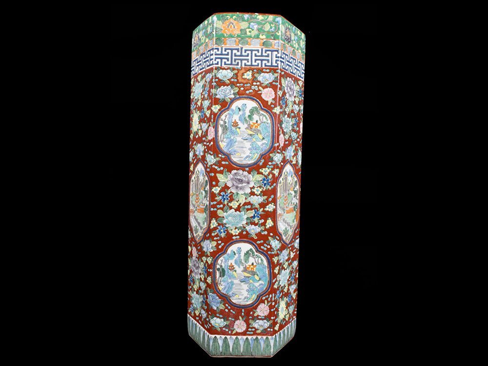 陶里 傘立て 灰窯変壺型変形傘立 (1個入) tri-304387803（直送品） - アスクル