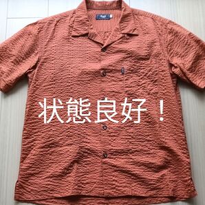 Kent フルオープンシャツ オレンジ M 【お値下げしました】