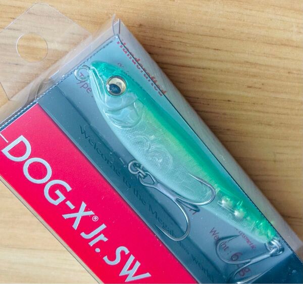 新品 Megabass メガバス DOG-X Jr. SW ドッグエックス ジュニアSW GP GLOW LIME