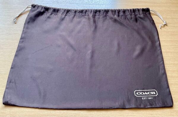 中古 COACH バック保存巾着袋