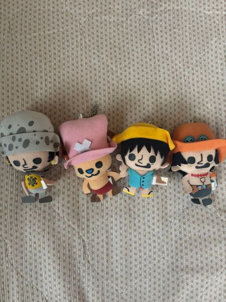 ワンピース 4個セット キーホルダー