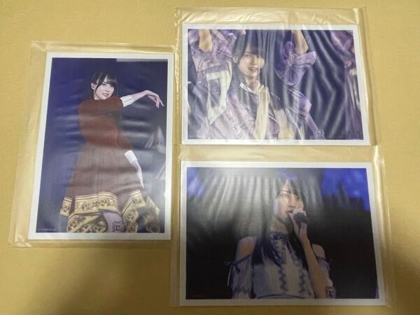 乃木坂46 賀喜遥香 CHOOSE 5 PHOTOS! 12th バスラ コンプ 生写真 3枚セット