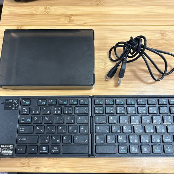 エレコム TK-FLP01BK ワイヤレス Bluetooth キーボード 未使用品 送料無料