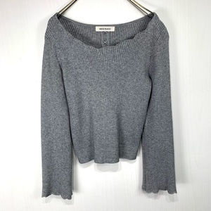 Mach Masch Mish Mash Rib Litch M Size Size Grey Sweater простой проста