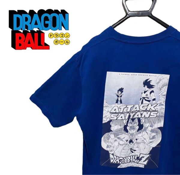 【DRAGON BALL UT】 ドラゴンボール ユニクロ Tシャツ 青色 XL