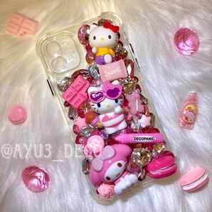 キティちゃんデコ電【sample、デコ電 デコ電オーダー専用ページ】