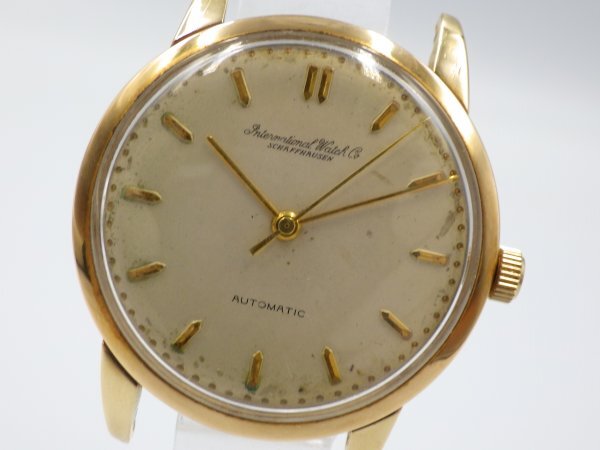 IWC シャフハウゼン K18 手巻き ラウンド メンズ 腕時計 可動品 1960's 金無垢 750 YG ヴィンテージ オールドインター 18金  稼働品(IWC)｜売買されたオークション情報、Yahoo!オークション(旧ヤフオク!) の商品情報をアーカイブ公開 -  オークファン（aucfan.com）