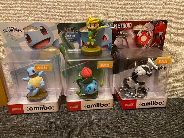 リンク amiibo アミーボ ポケモン ゼルダ ゼニガメ フシギンウ メトロイド 動物の森 5個セト