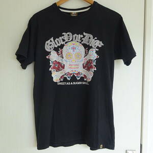 【スカル柄】GRF Tシャツ 黒 Lサイズ