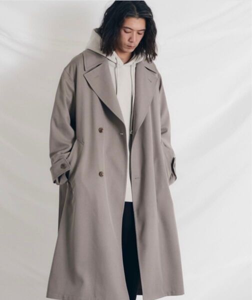【WYM LIDNM】PE LIGHT TWILL MINIMAL TRENCH
