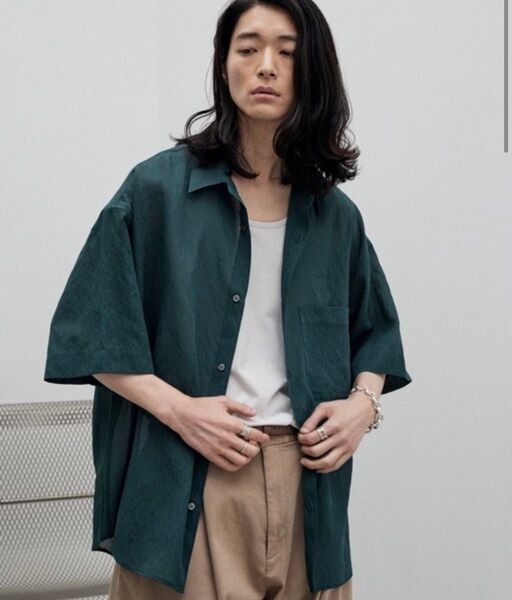 【WYM LIDNM】SHEER GEORGETTE HS SHIRT