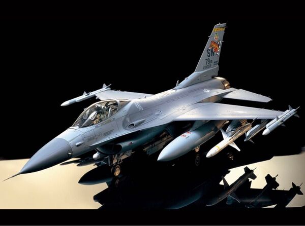 激レア!タミヤ 1/32 F-16CJ ブロック50 ファイティング ファルコン 完成品