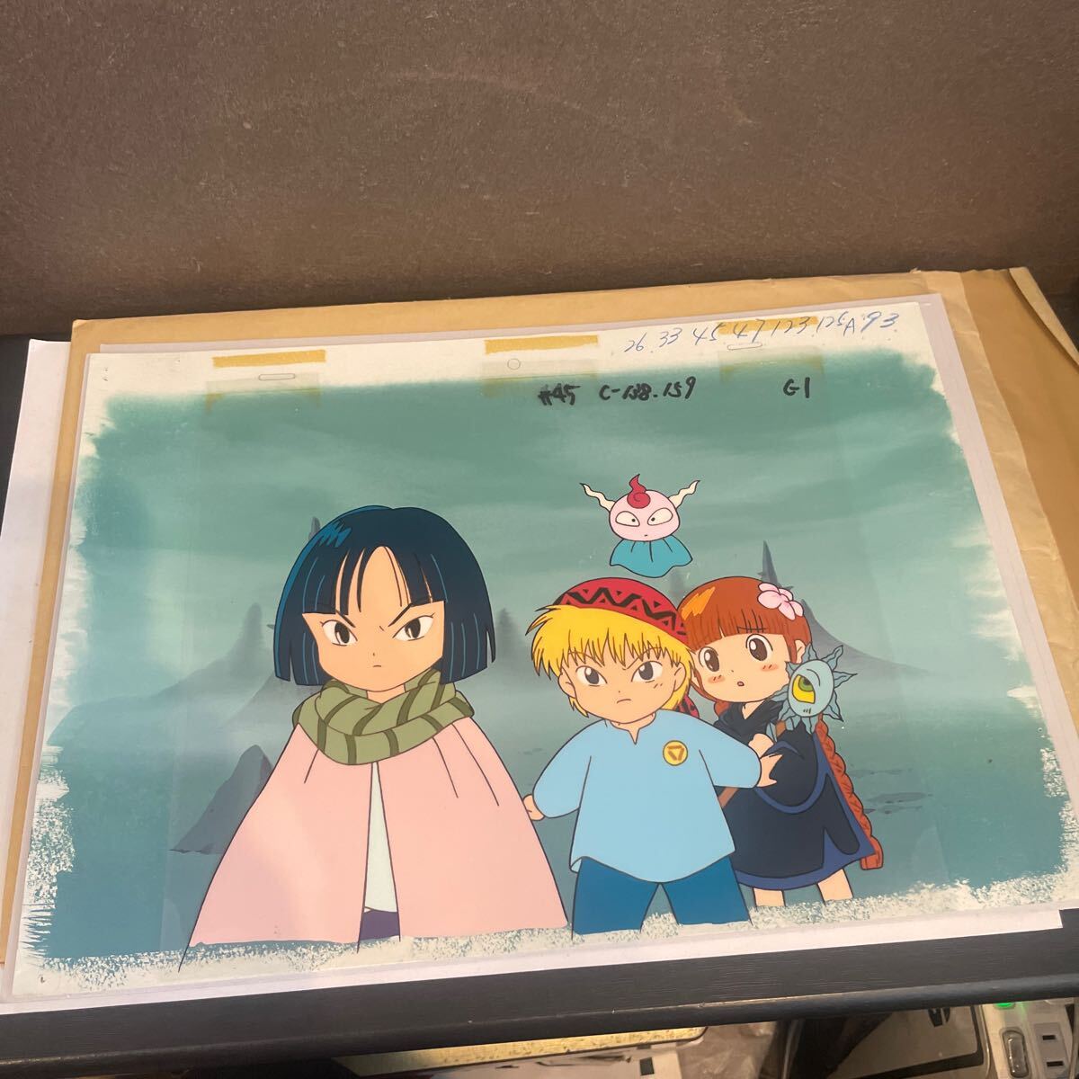 セル画 魔法陣グルグル セル画 ベームベーム オリジナル背景付き セル画 魔法陣グルグル セル画 ベームベーム オリジナル背景付き