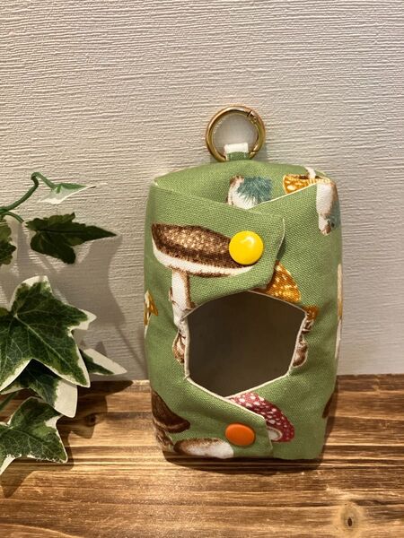 ポケットティッシュケース ポータブルティッシュケース ハンドメイド