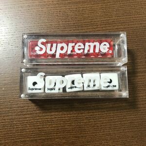 【Supreme】BOXロゴ ダイス 赤&白 セット 激レア/ サイコロ BOXロゴ ボックスロゴ BOXLOGO