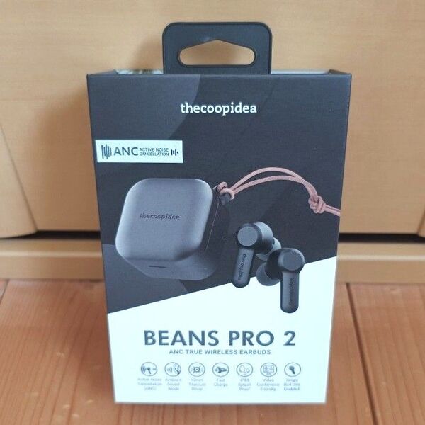 ワイヤレスイヤホン The Coopidea BEANS PRO 2 ブラック