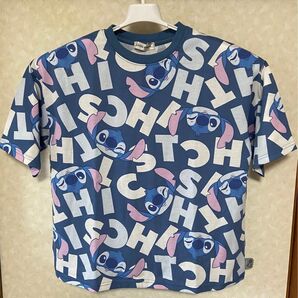 スティッチ ディズニー Tシャツ メンズ Mサイズ 総柄