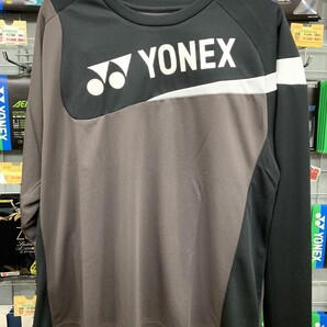 【16729JY (739)J140】YONEX ジュニアロングスリーブTシャツ チョコレート J140サイズ 新品 未使用 タグ付 バドミントン 2024 展示会限定
