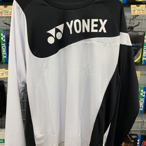 【16729Y(011)SS 】YONEX ユニロングスリーブ Tシャツ ホワイト SSサイズ 新品 未使用 タグ付 バドミントン 2024モデル 展示会限定