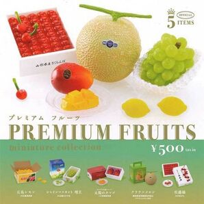 プレミアムフルーツ ミニチュアコレクション 全5種