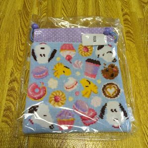 フェイラー×SNOOPY TOWN Shop フリル付巾着 カフェ&スイーツ