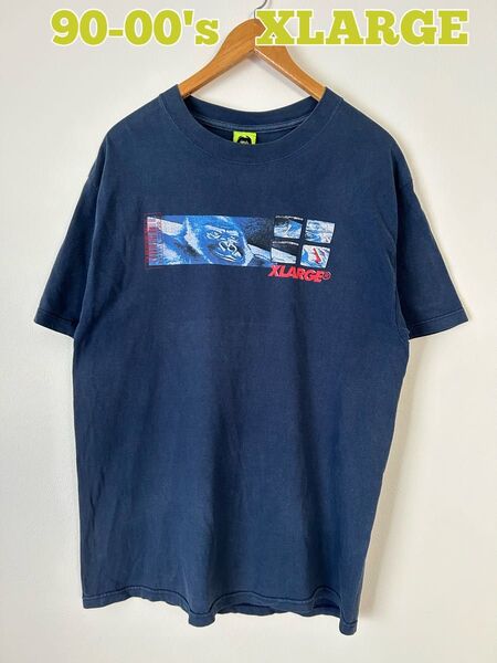 XLARGE エクストララージ Tシャツ プリントTシャツ 90's 00's 古着 フェード