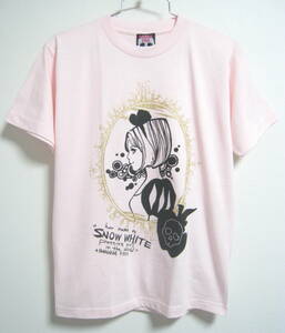 新品◆BANANA FISH バナナフィッシュ SNOW WHITE プリントTシャツ レディース サイズS ライトピンク