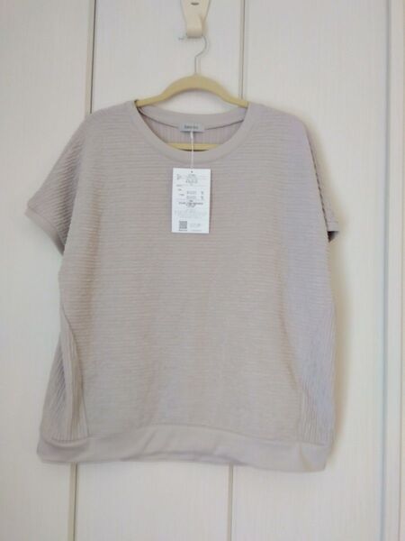 新品未使用 半袖 グレー Tシャツ LLサイズ タグ付き ストレッチ