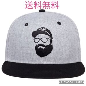 キャップ 帽子 グレー ロゴ ヒップホップ ストリート 韓国 おしゃれ