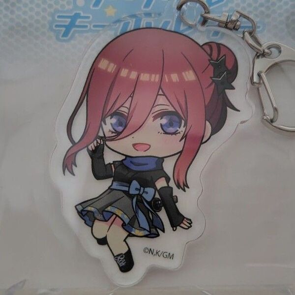 中野三玖 アクリルキーホルダー くノ一ver. 五等分の花嫁 ミニキャライラスト ごとよめ 新品・未開封