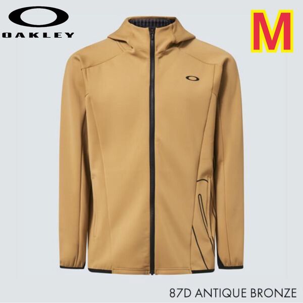 OAKLEY フルジップ パーカー トレーニング スポーツウェア 吸汗速乾 M