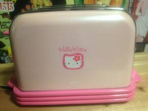 SANYO Sanyo automatic toaster SK-KT11 Hello Kitty 100V 620Wto- -stroke Hello Kitty Hello Kitty pink operation OK Akihabara direct . delivery possibility 