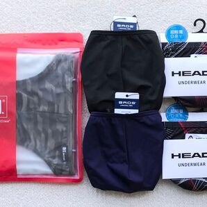 B.V.D&BROS&HEAD ビキニ ブリーフ Lサイズ デザイン&シンプル 5枚セット