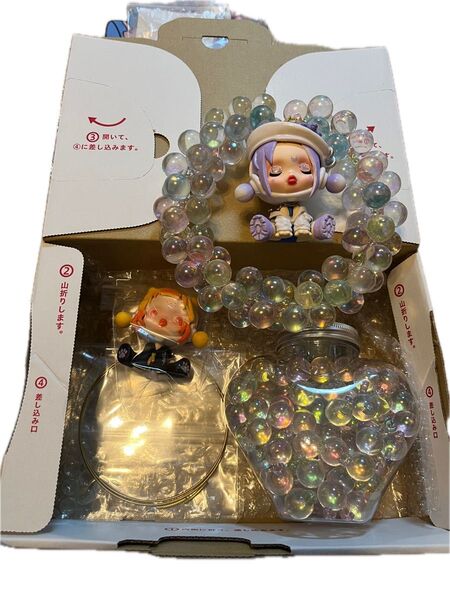 アクリルリースセット ワイヤー、フィギュア付き