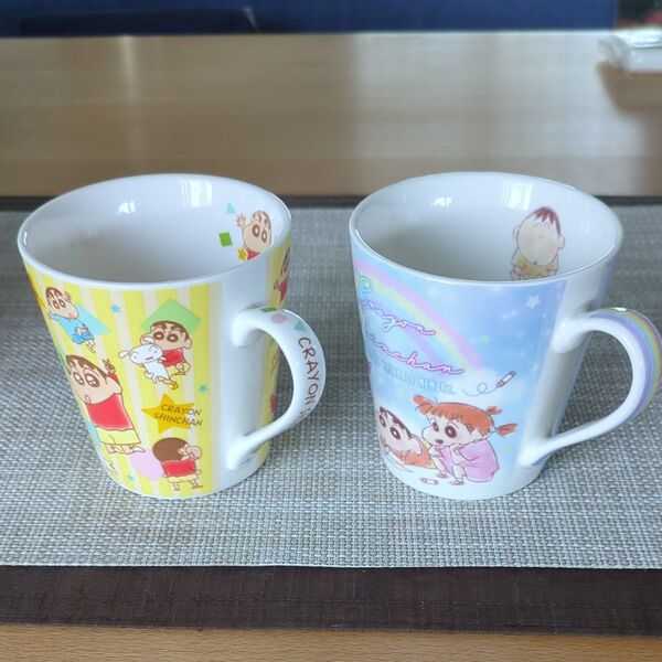 クレヨンしんちゃん マグカップ(2個) レッスンバッグ(1個)