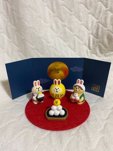 デコレコンコンブル うさぎ一家のお月見会