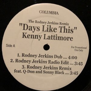 Kenny Lattimore / Days Like This (The Rodney Jerkins Remix)