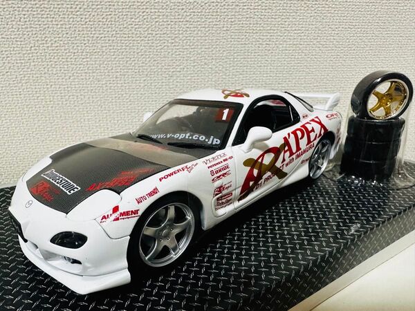 HotWorksホットワークス/'01 Mazdaマツダ RX-7 FD3S APEX D1 1/24絶版