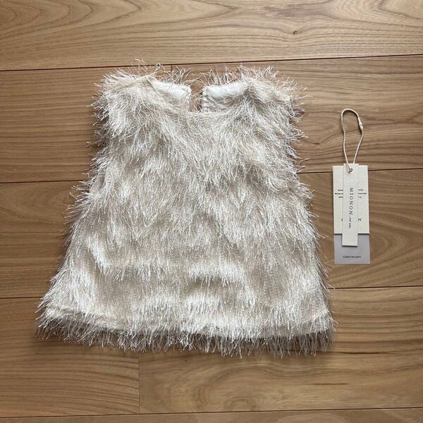 【mignon】plume shaggy kids tank