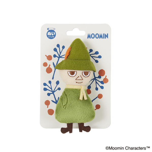 ムーミン♪ぬいバッジ ぬいぐるみバッジ スナフキン 送料込み