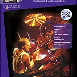 匿名送料無料 ジャーニー ドラム スティーブスミス 輸入ドラム譜(2CD付)ーーー