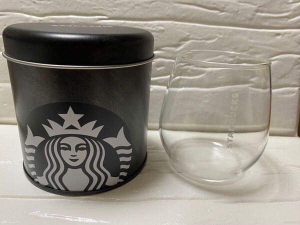 スターバックス耐熱アロマグラス15 360ml & スターバックスビーンズ缶セット バラ売りできません。