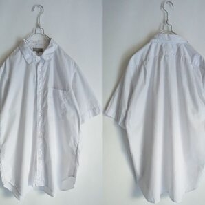 2016 S/S マーガレットハウエル☆コットン・レギュラーカラー 半袖シャツ白M 日本製