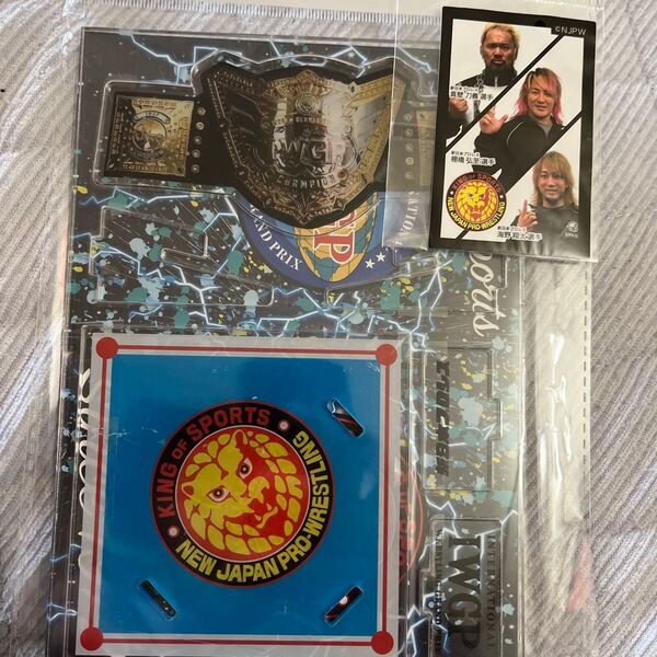 新日本プロレス アクリルスタンド ステッカー リング