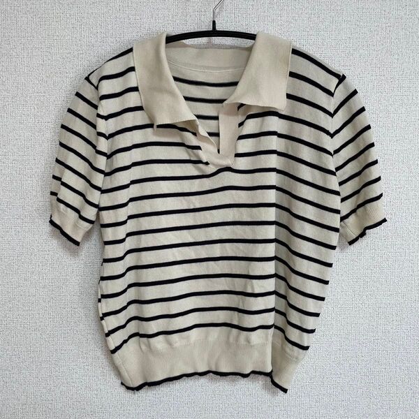 ポロニット SHEIN トップス 半袖