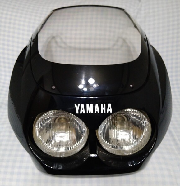 ★FZR250 2KR アッパーカウル【スクリーン・ステー・ライト】【中古・美品】希少