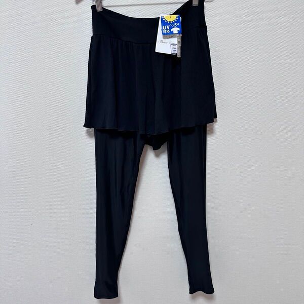新品 LL キュロット ラッシュ レギンス パンツ 水着 レディース